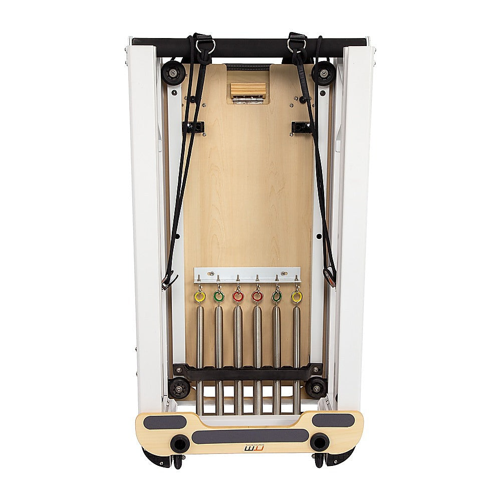 Premium Folding Pilates Reformer Machine - Home Workout Bed for Full Body Fitness Training