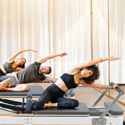 Premium Folding Pilates Reformer Machine - Home Workout Bed for Full Body Fitness Training