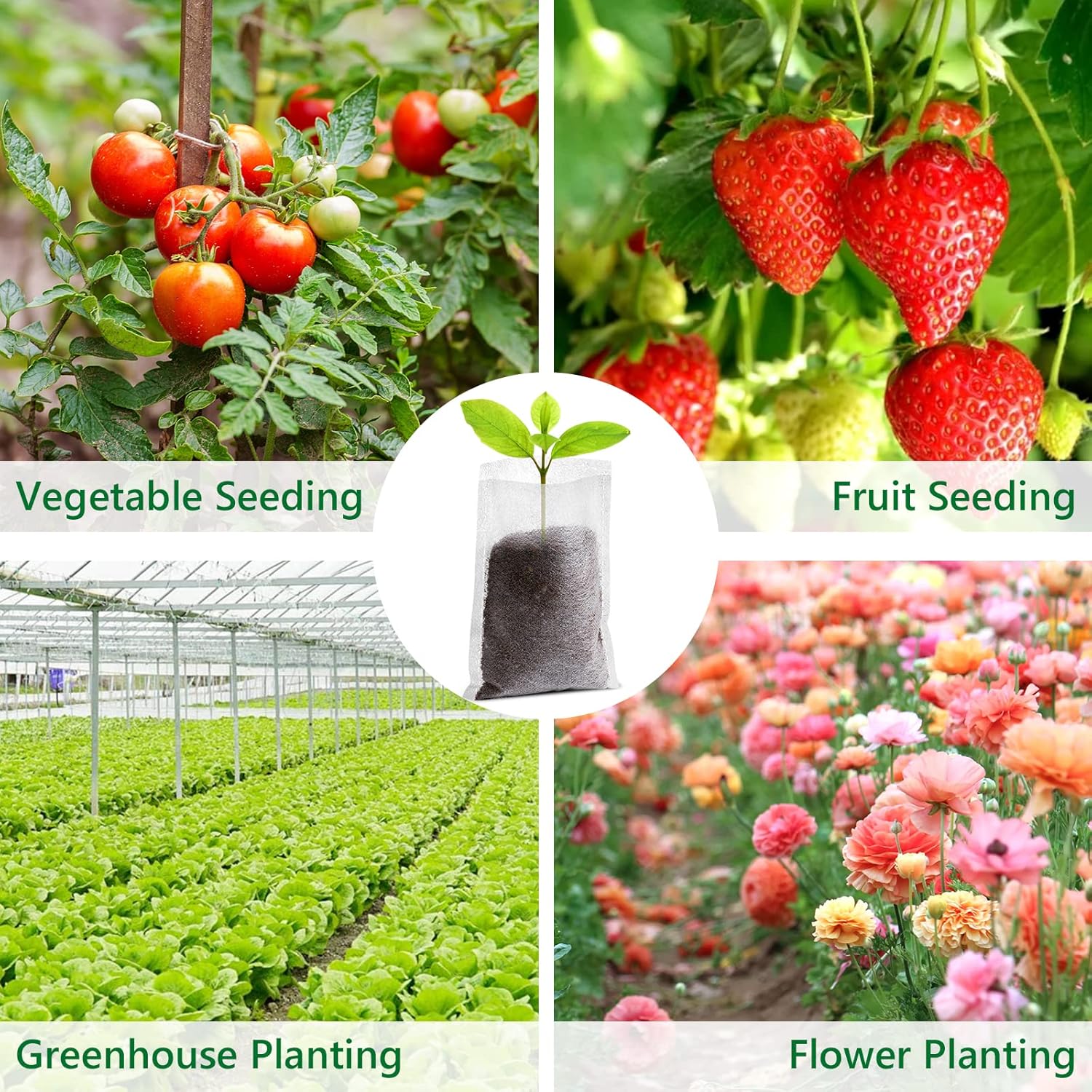Premium Grow Bags - Gardening 100pc