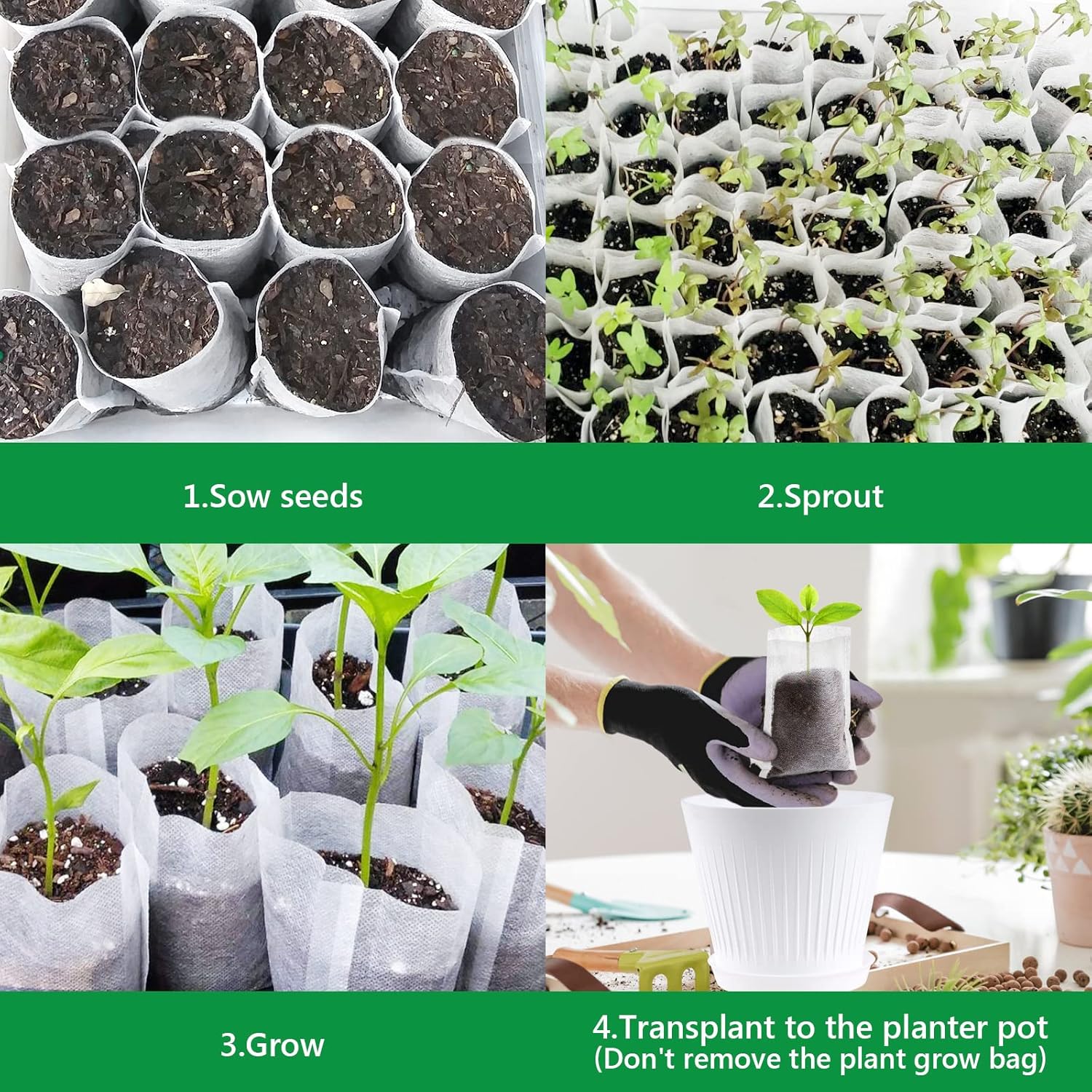Premium Grow Bags - Gardening 100pc