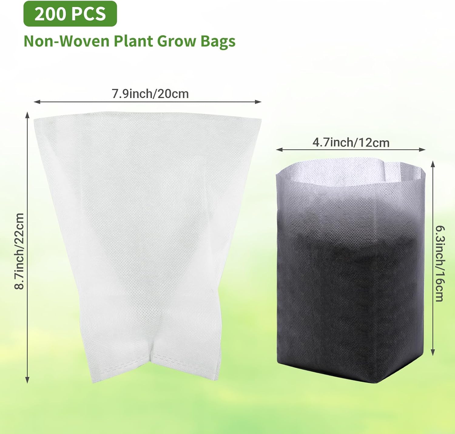 Premium Grow Bags - Gardening 200pc