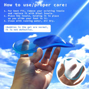 Premium Half Insoles Shoe Inserts S Size Gel Arch Support Foot Pads