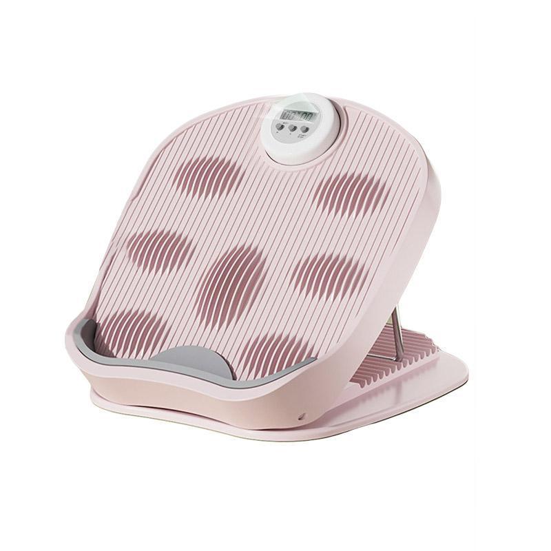 Premium Inclined Pedal Leg Stretcher Multifunctional Stretching Plate Exercise Tool - Pink-Basic
