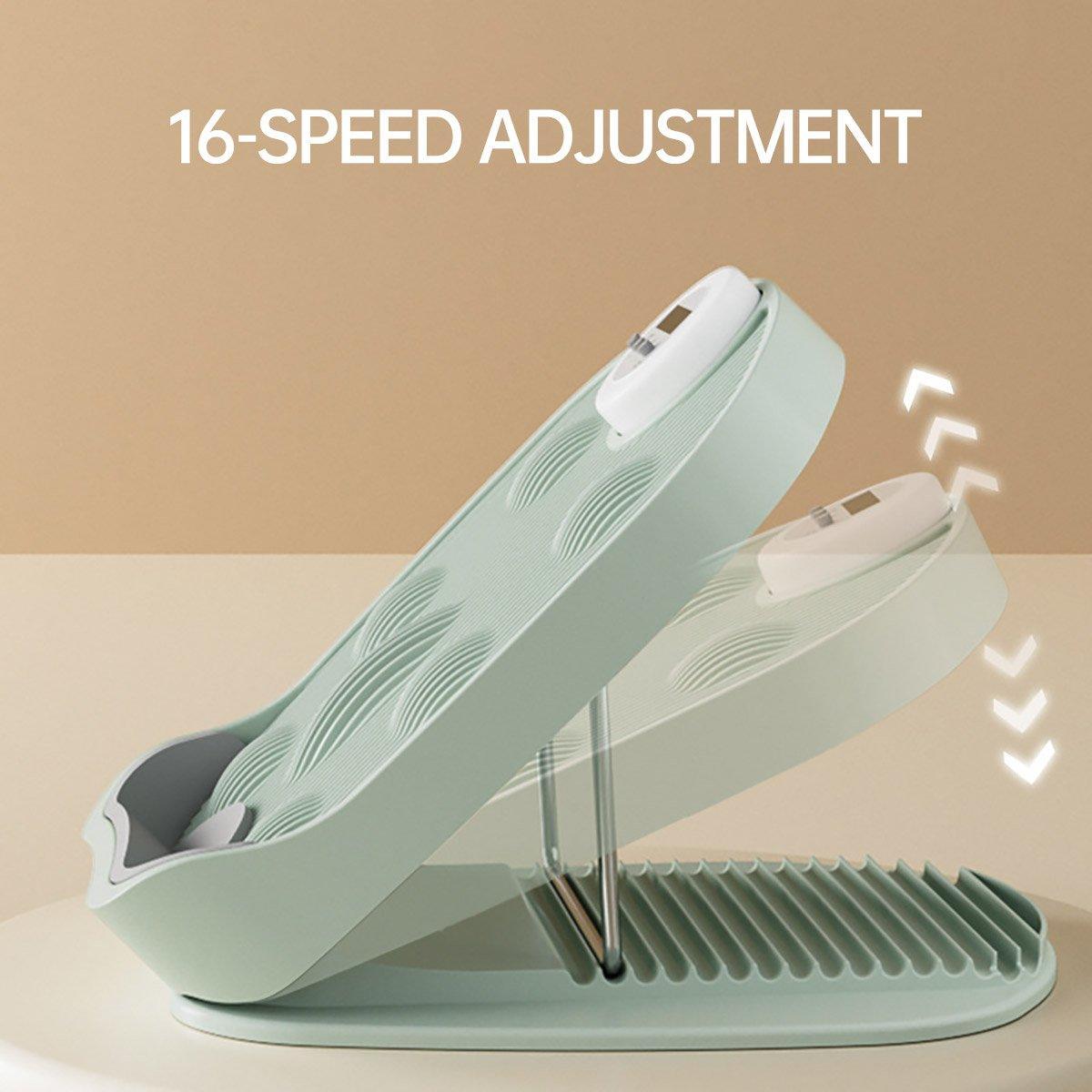Premium Inclined Pedal Leg Stretcher Multifunctional Stretching Plate Exercise Tool - Purple-Basic