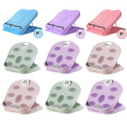 Premium Inclined Pedal Leg Stretcher Multifunctional Stretching Plate Exercise Tool - Purple-Basic