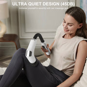 Premium Long-Handle Percussion Massage Gun - Adjustable Speed Muscle Relaxation Device( Four Massage Heads)