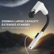 Premium Long-Handle Percussion Massage Gun - Adjustable Speed Muscle Relaxation Device( Four Massage Heads)
