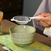 Premium Matcha Whisk Complete Matcha Tea Ceremony Set - 4-Piece Japanese Traditional Whisk, Bowl, Whisk Holder & Scoop for Authentic Preparation at Home