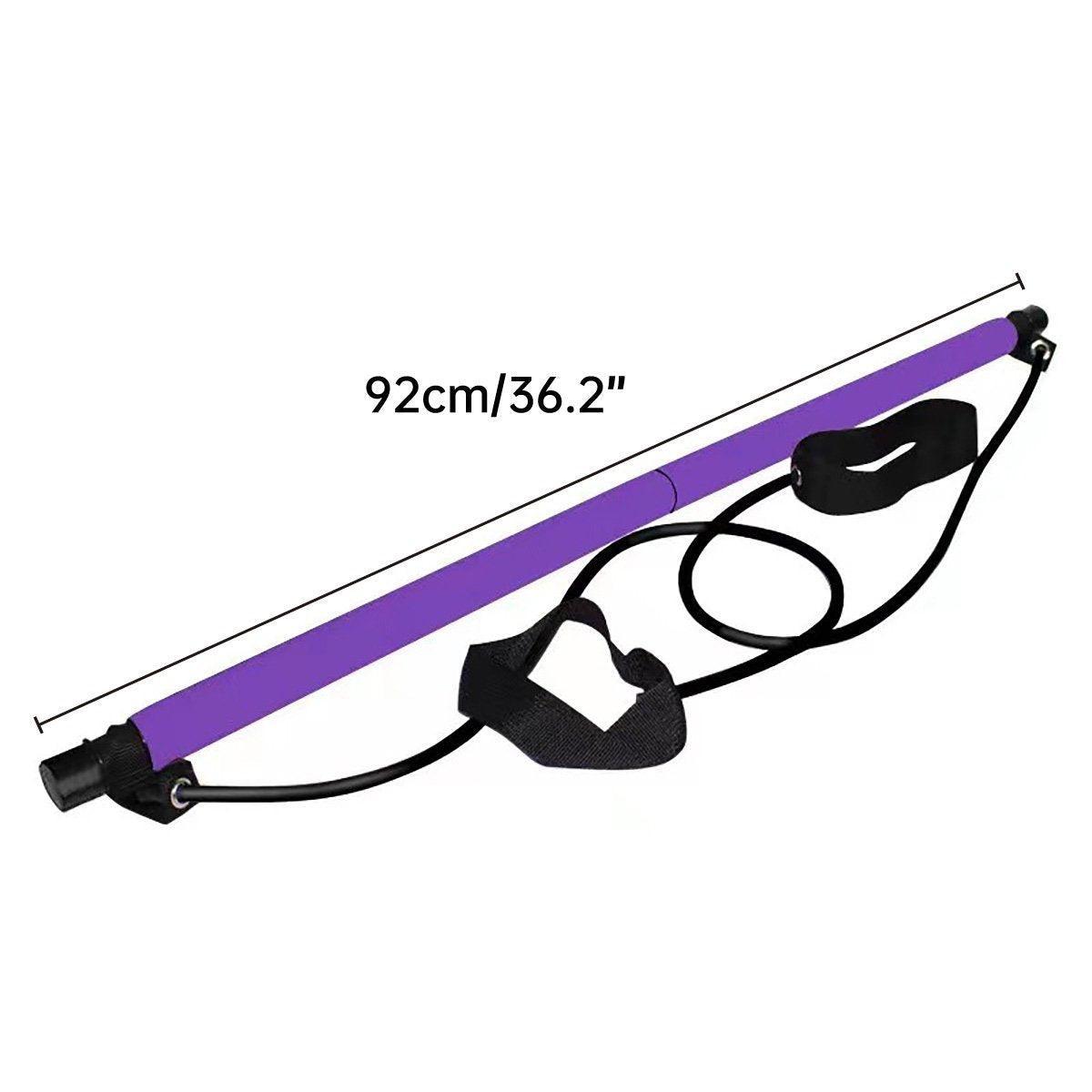 Premium Multi-Purpose Pilates Stick Home Fitness Stretch Exercise Training Hip Rope