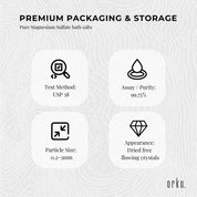 Orku 10Kg Epsom Salt - USP Grade Magnesium Sulfate Body Bath Salts - Health & Beauty > Bath & Body > Bath Additives