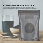 Orku 1Kg Activated Carbon Powder Coconut Charcoal - Water Filtration - Health & Beauty > Personal Care > Oral Care