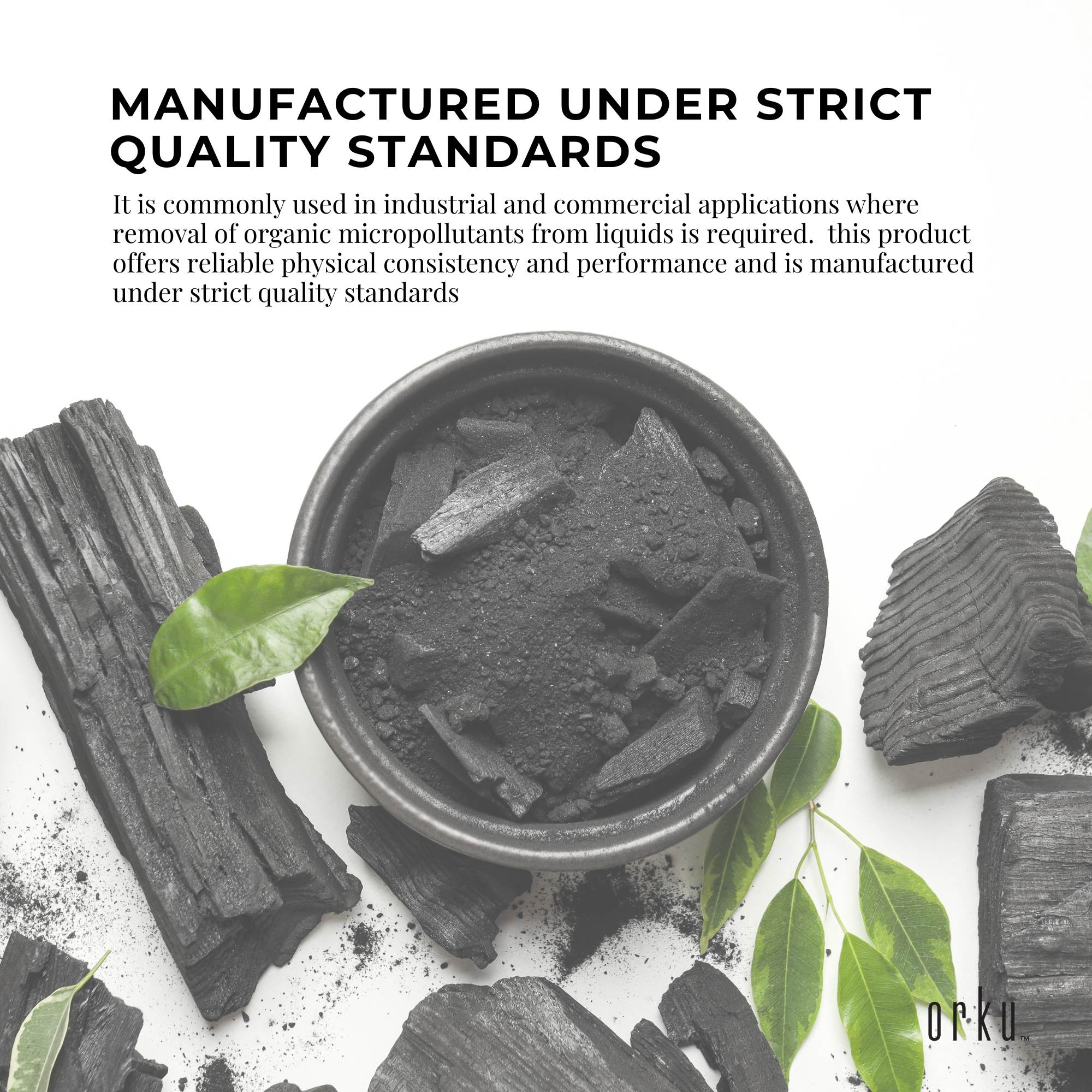 Orku 1Kg Activated Carbon Powder Coconut Charcoal - Water Filtration - Health & Beauty > Personal Care > Oral Care