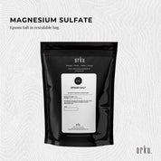 Orku 400g Epsom Salt - Magnesium Sulphate Bath Salts For Skin Body Sulfate - Health & Beauty > Bath & Body > Bath