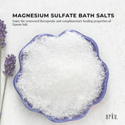 Orku 5Kg Epsom Salt - Magnesium Sulphate Bath Salts For Skin Body Sulfate - Health & Beauty > Bath & Body > Bath