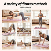 Premium Pilates Board Reformer home Exercise Trainer Pink