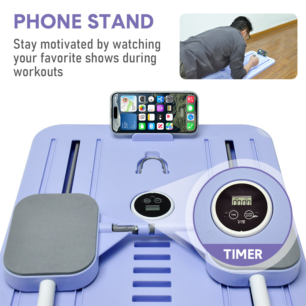 Premium Pilates reformer board - home use foldable