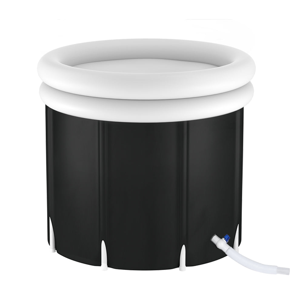 Portable Ice Bath Tub 70X80CM Inflatable Folding Bathtub Spa Massage - Furniture > Bathroom > Bathtubs