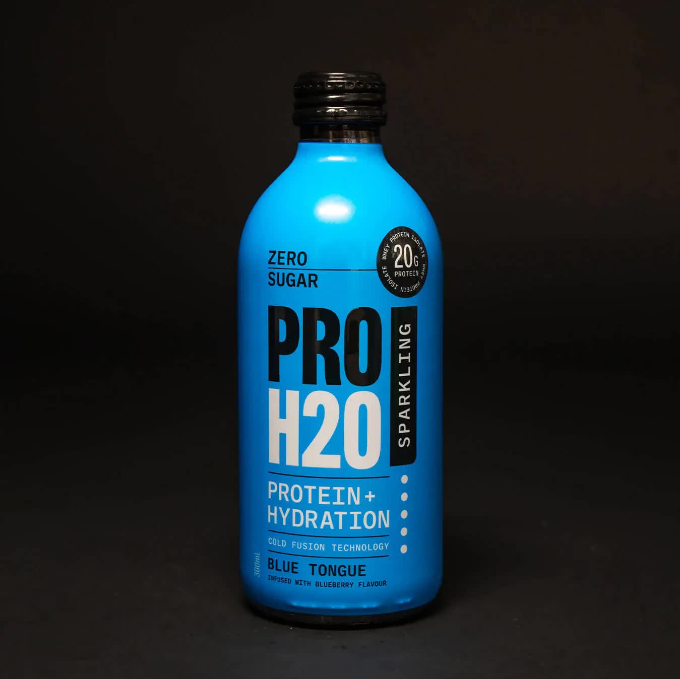 Premium PRO H20 Sparkling 20g Protein Hydration Drink Zero Sugar Hydrate - Blue Tongue