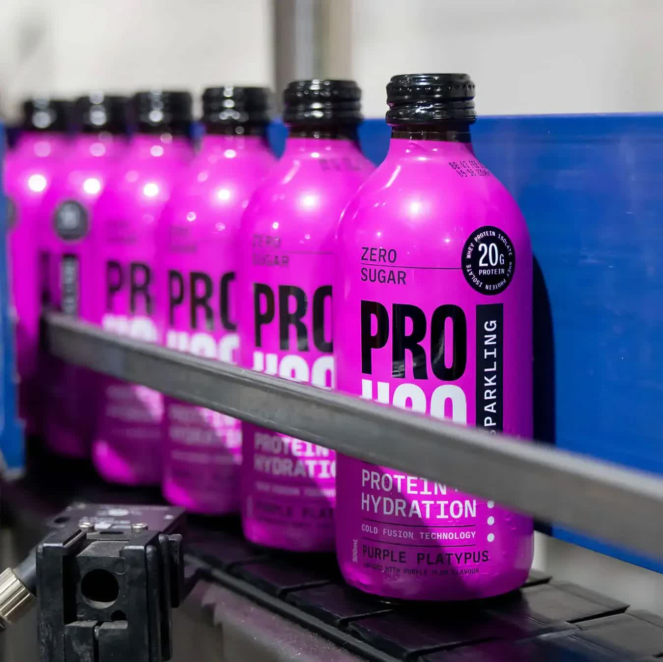 Premium PRO H20 Sparkling Water 20g Protein Hydration Drink Zero Sugar - Purple Platypus