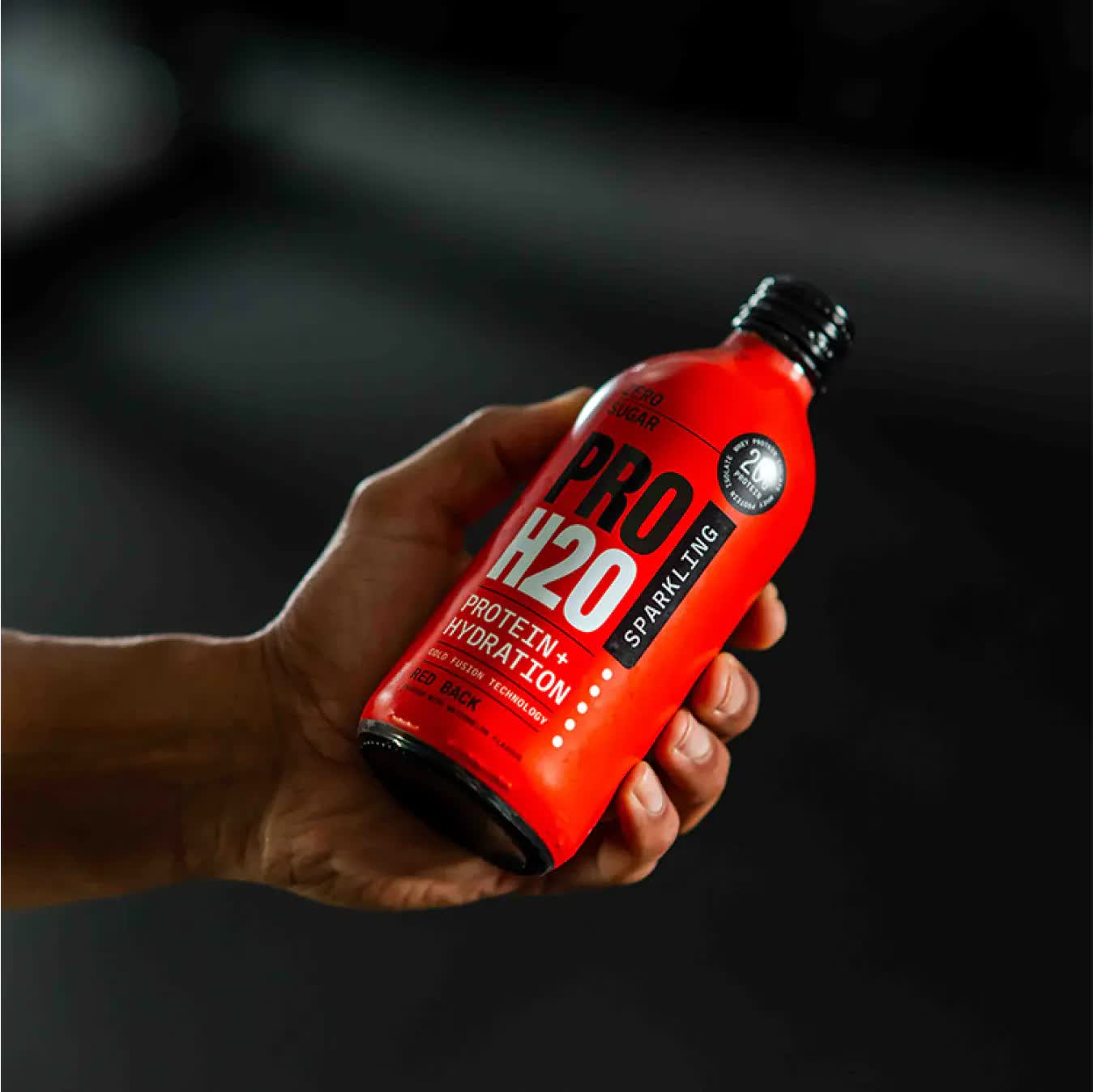 Premium PRO H20 Sparkling Water 20g Protein Hydration Drink Zero Sugar - Red Back