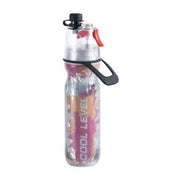 Premium Red 500ML Insulated Sports Water Bottle with Cooling Mist - Triple-Layer Design Keeps Drinks Cold for Hours - Portable PE Misting Bottle