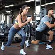 Premium Red Silver SnapResistance Bands Set with Ankle Straps for Glute Kickbacks & Leg Workouts (10-30lbs)