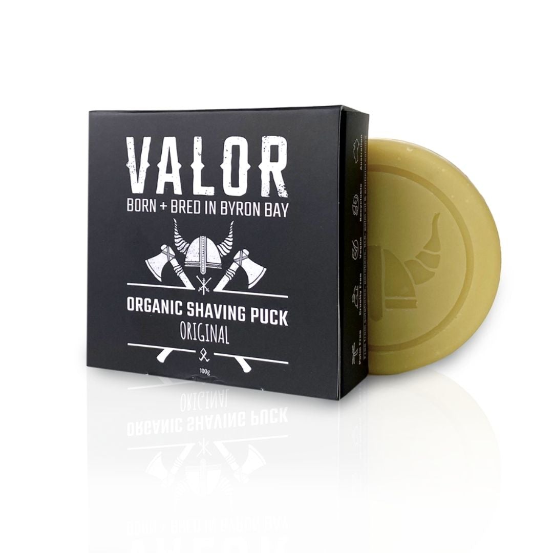 Premium Shaving Soap Puck (Original Valor Scent)