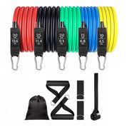 Premium Social Hike Resistance Band Set with Handles - 11pcs Home Workout Kit 4.5-68kg