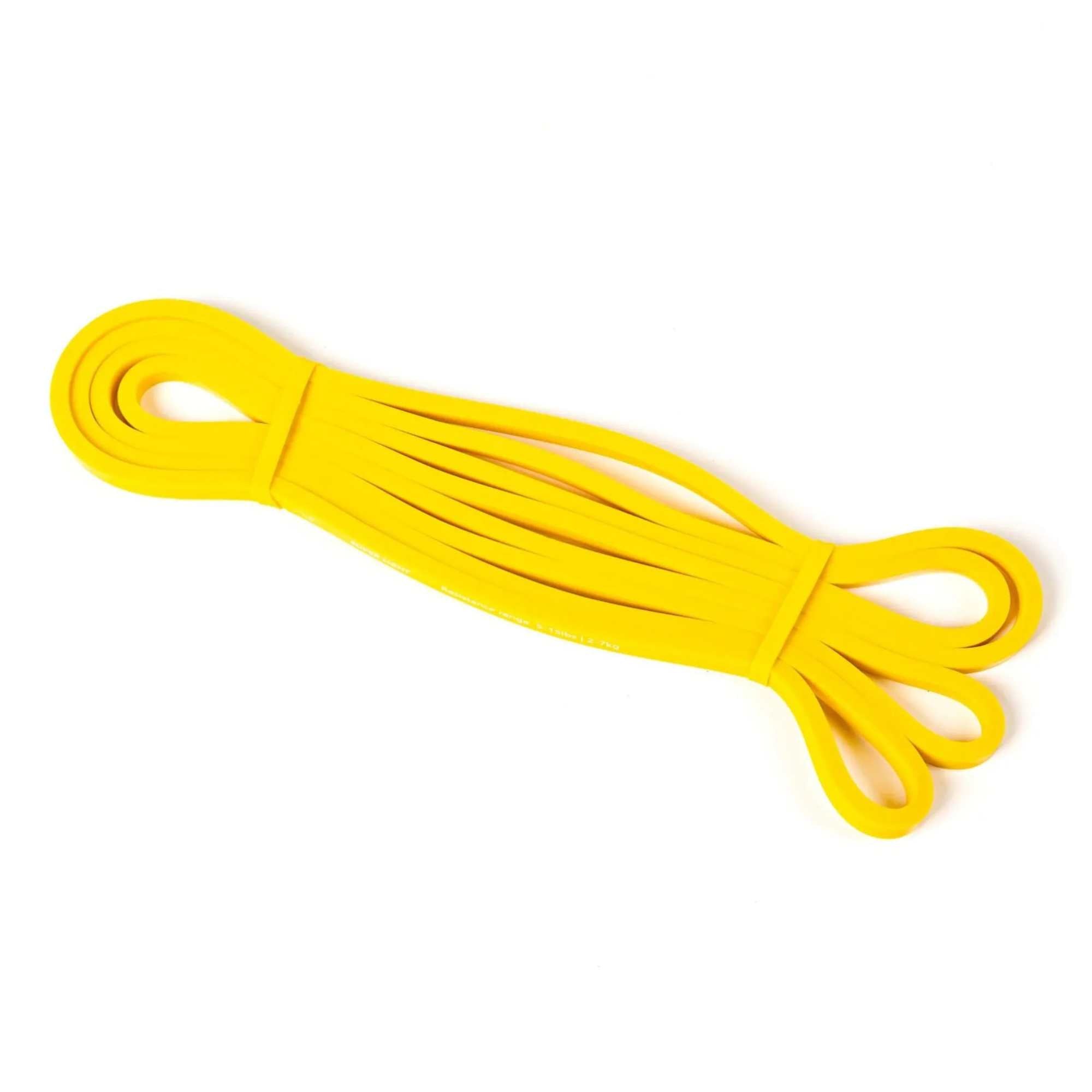Premium Social Hike Resistance Band Yellow 4.5mm - Exercise Stretch Workout 2.3-6.8kg