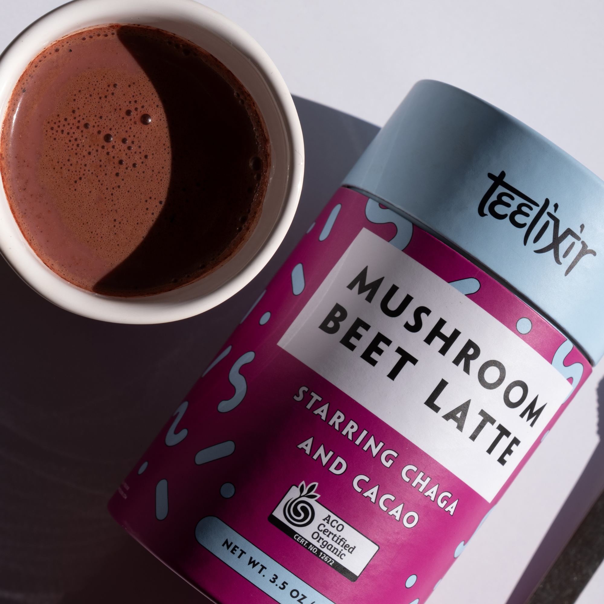 Teelixir Organic Mushroom Beet Latte 500g - Health & Beauty > Nutrition & Supplements > Vitamins & Supplements