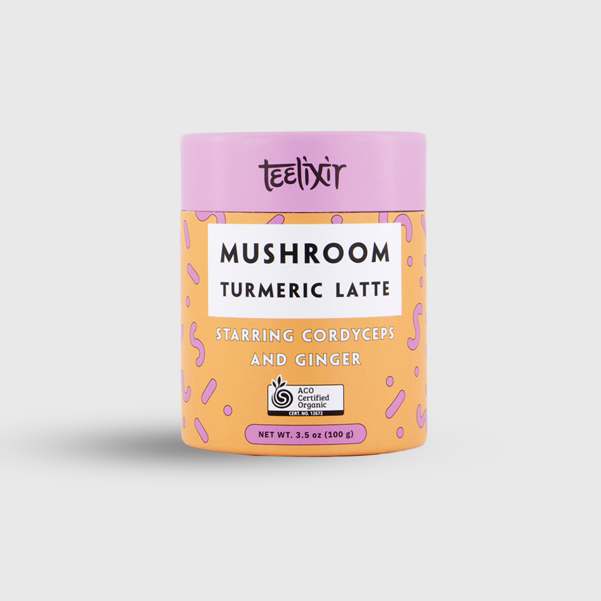 Teelixir Organic Mushroom Turmeric Latte 100g - Health & Beauty > Nutrition & Supplements > Vitamins & Supplements