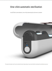 Premium Travel UVC Toothbrush Sanitizer Box - Magnetic Closure, Rechargeable