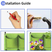 Premium Wall Hanging Planter Planting Grow Bag Vertical Garden