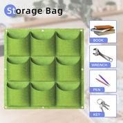 Premium Wall Hanging Planter Planting Grow Bag Vertical Garden