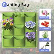 Premium Wall Hanging Planter Planting Grow Bag Vertical Garden