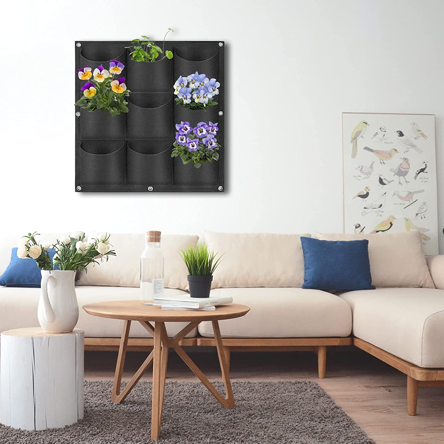 Premium Wall Hanging Planter Planting Grow Bag Vertical Garden