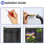 Premium Wall Hanging Planter Planting Grow Bag Vertical Garden