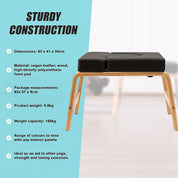Yoga Stool Inversion Multi-Purpose Chair For Headstands - Sports & Fitness > Exercise Gym & Fitness > Yoga & Pilates