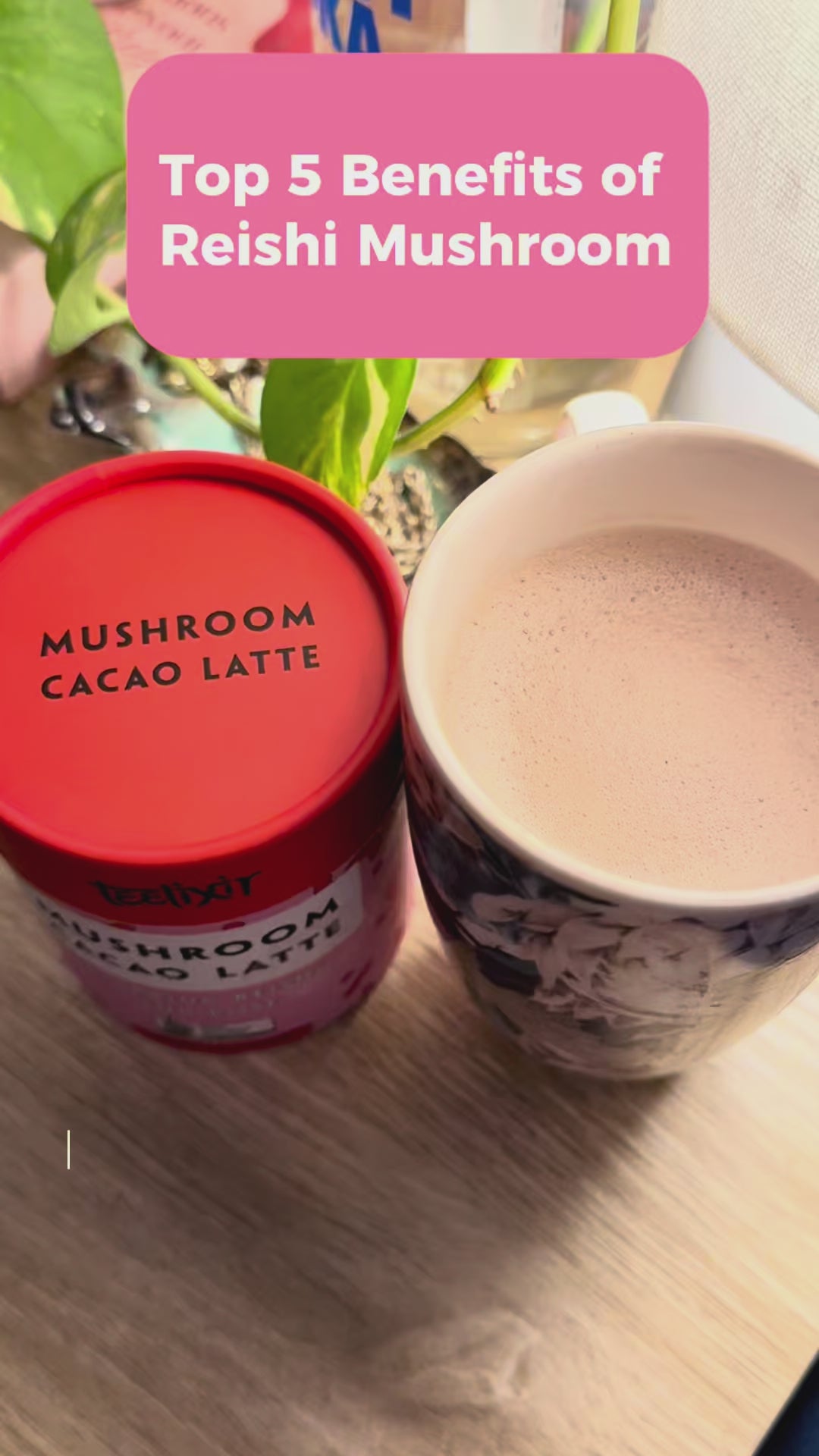 Premium Teelixir Mushroom Beet Latte 100g organic