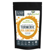 Pure Organic 95% Curcumin Powder - 1500mg of Turmeric Extract Buffered with Black Pepper - Health & Beauty > Nutrition