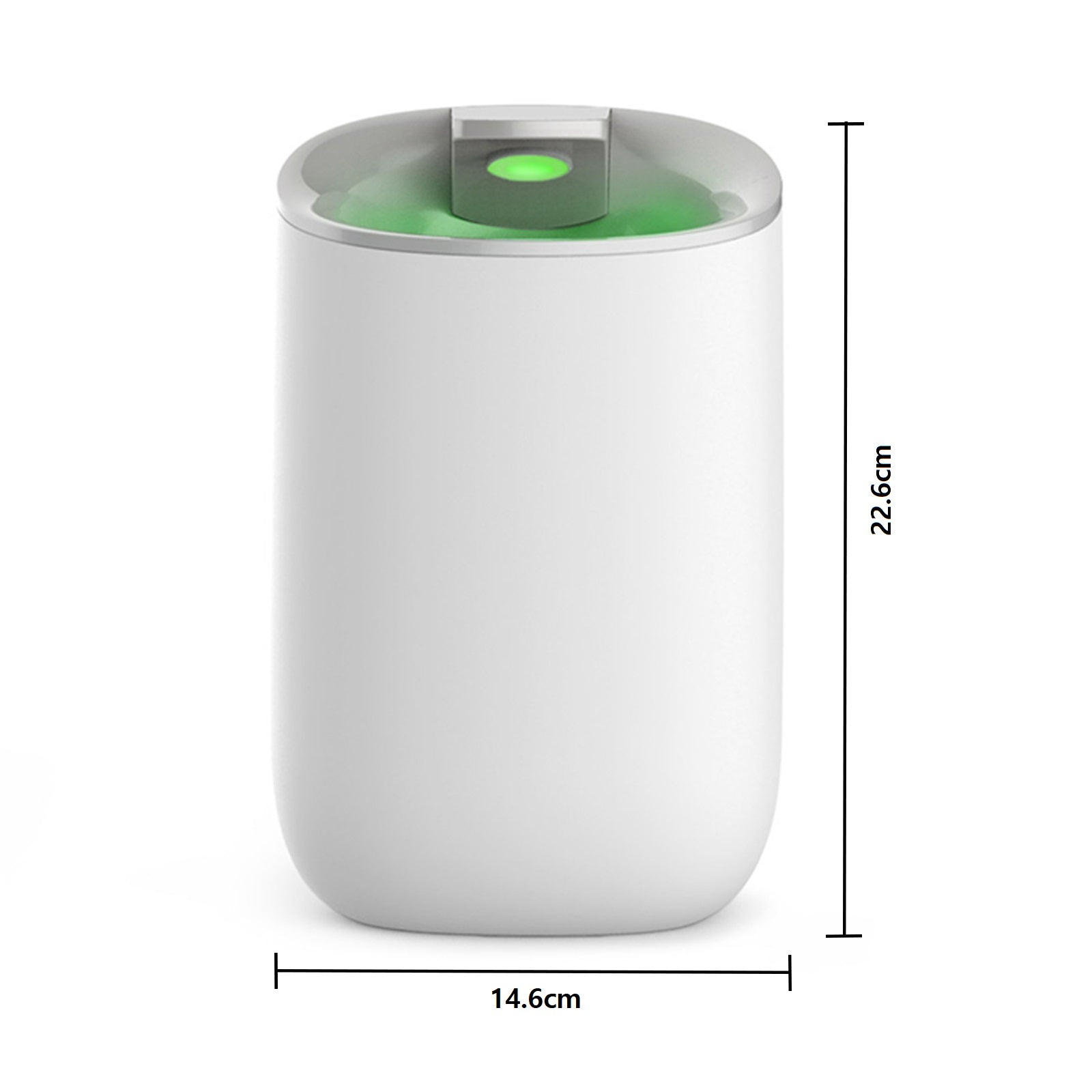 Pursonic 600ML Smart Touch X3 Dehumidifier Portable Electric Office Home White - Appliances > Aroma Diffusers &