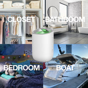 Pursonic 600ML Smart Touch X3 Dehumidifier Portable Electric Office Home White - Appliances > Aroma Diffusers &