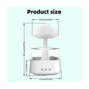 Rain Cloud Humidifier Diffuser, USB Mini Desktop Humidifier