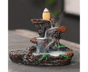 Resin Mountains Rivers Incense Burners Holder Censer Aromatherapy Home Decor- 12