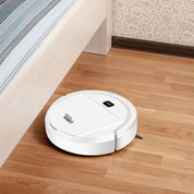 Robot Vacuum Cleaner, 4 in 1 Ultra Thin Low Operation Intelligent Sweeping Mopping Robot,for Hard Floor, Pet Hair and Low-Piled Carpet,Quiet,Integral Memory Multiple Cleaning Modes Vacuum White