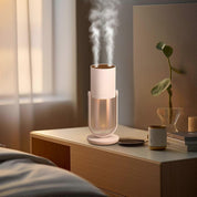 Rotating Spray USB Car Humidifier, Desktop Aromatherapy Mist Diffuser