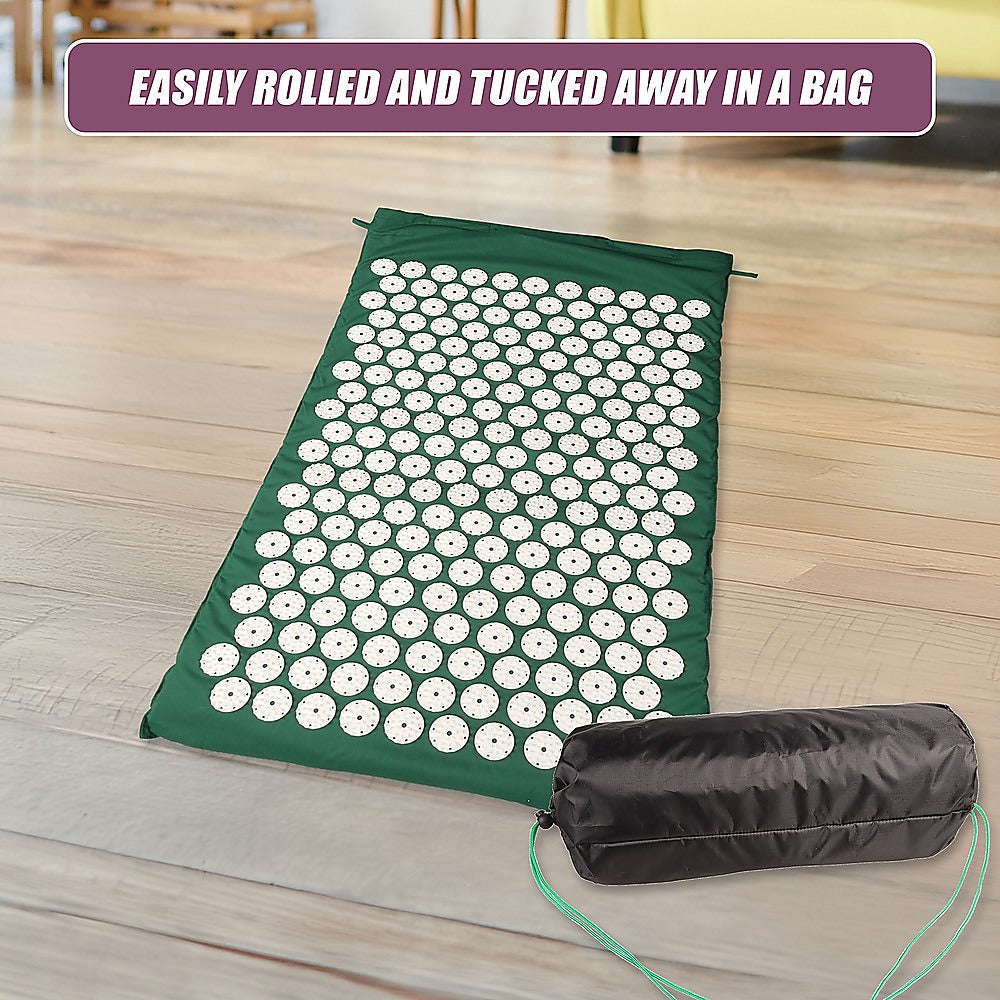 Acupressure Yoga Health Fitness Mat - Kung Fu Pilates Acupuncture - Sports & Fitness > Exercise Gym & Fitness > Yoga &