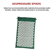 Acupressure Yoga Health Fitness Mat - Kung Fu Pilates Acupuncture - Sports & Fitness > Exercise Gym & Fitness > Yoga &