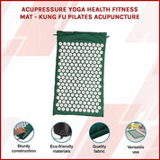 Acupressure Yoga Health Fitness Mat - Kung Fu Pilates Acupuncture - Sports & Fitness > Exercise Gym & Fitness > Yoga &