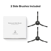 Side Brushes Replacement (2 Pieces) or S8 Pro Ultra, S7 Max Ultra, Qrevo,  Qrevo Slim, Series o S7 MaxV/S7/Q7Max/Q8 Max/S8/Q7/Q5/S6/S5/S4/E5/E4/E3/E2 Robot Vacuum Cleaner, Black